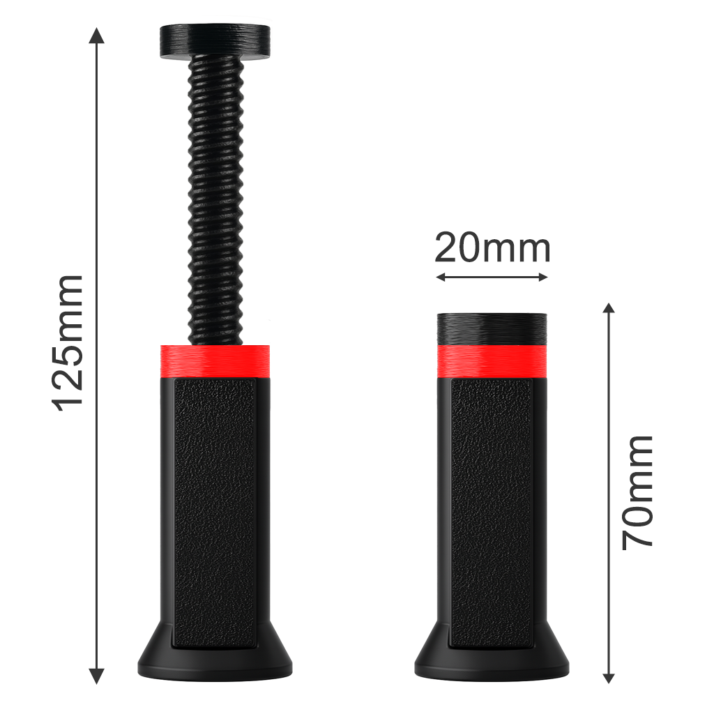 Podpórka do karty graficznej EDGE BLACK/RED