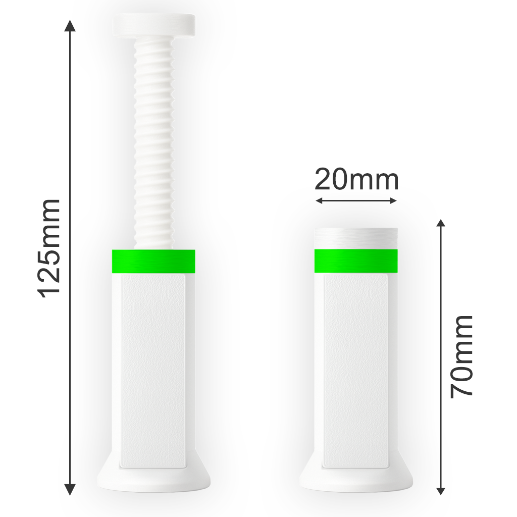 Podpórka do karty graficznej EDGE WHITE/GREEN