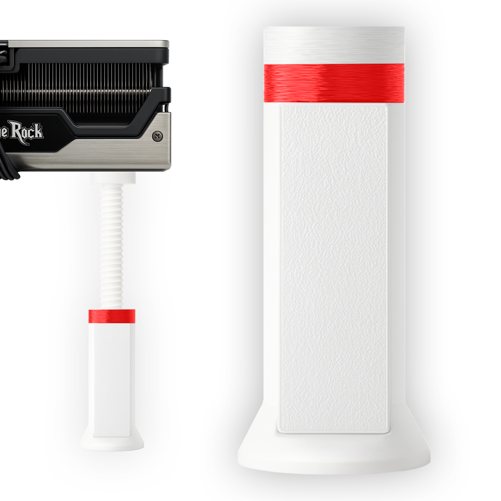 Podpórka do karty graficznej EDGE WHITE/RED