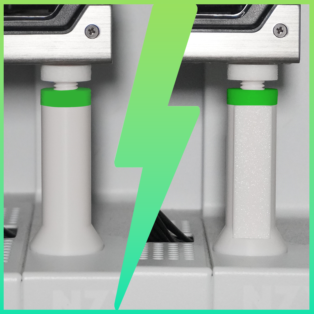 Magnetyczna podpórka do karty graficznej EDGE WHITE/GREEN