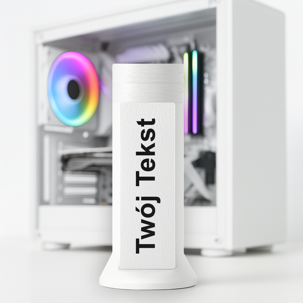 Personalizowana magnetyczna podpórka do karty graficznej EDGE WHITE CUSTOM