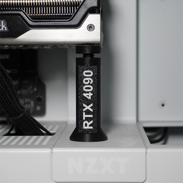 Personalizowana podpórka do karty graficznej EDGE BLACK CUSTOM